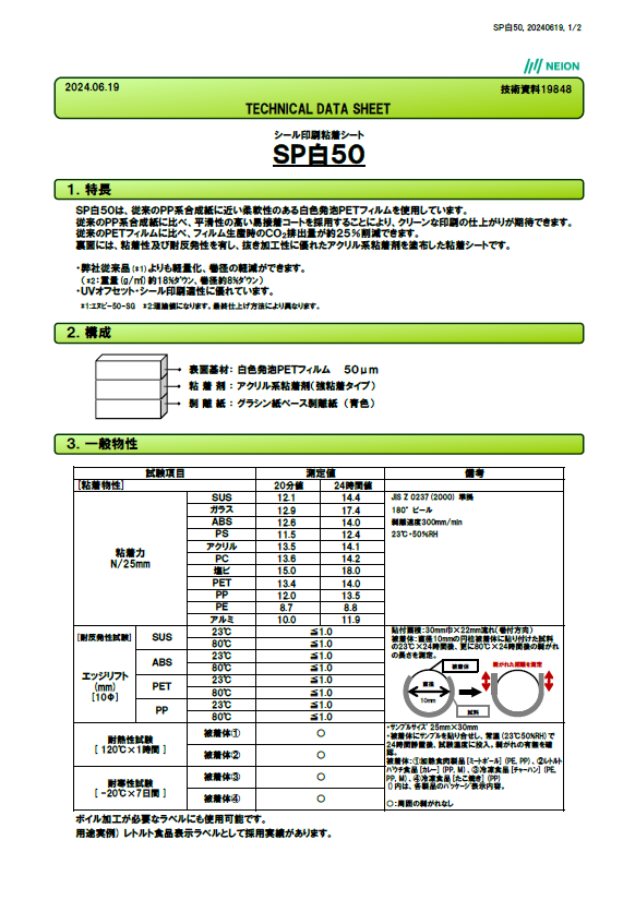 ＳＰ白５０