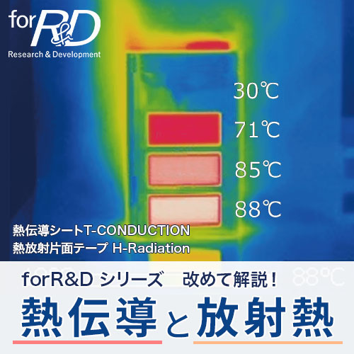for R&D シリーズ　 熱伝導と放射熱って、何が違うの？