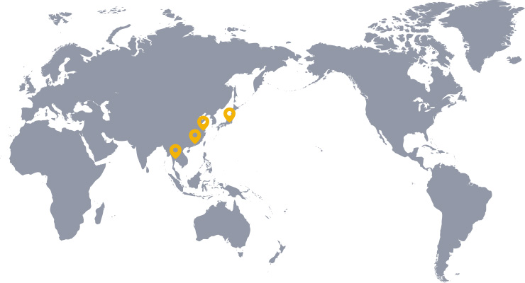 グループ会社　所在地マップ